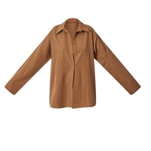 PLT brown button down shirt (new with tags)